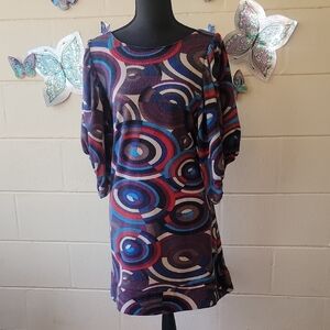 Colorful Geometric Pattern Dress